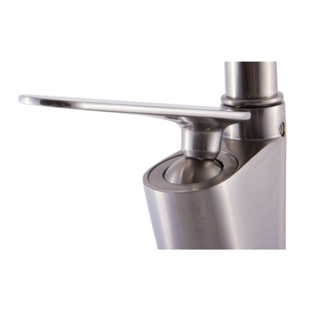 Alfi Brand Brushed Nickel Gooseneck Sgl Hole Bathroom Faucet AB3600-BN